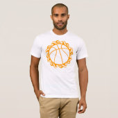 basketbal, stam. t-shirt (Voorkant volledig)
