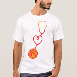 basketbal stethoscoop colove stetoscoop 1 t-shirt