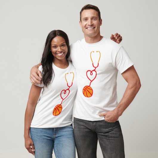 basketbal stethoscoop colove stetoscoop 1 t-shirt (Unisex)