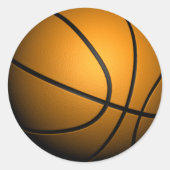 Basketbal Sticker 3 (Voorkant)