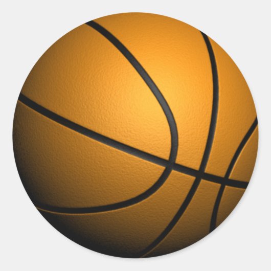 Basketbal Sticker 3 (Voorkant)