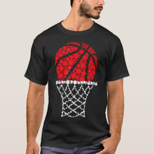 Basketbal Stippen Happy Dot Day voor kinderen Man T-shirt