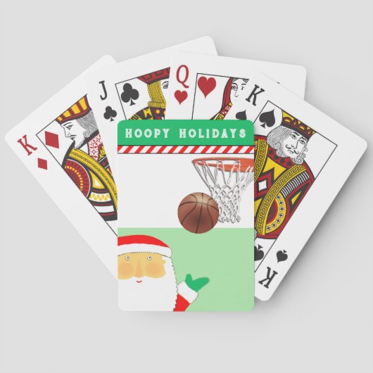 Basketbal Stocking Stuffers Pokerkaarten (Achterkant)