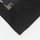 Basketbal stof zwarte patronen fleece deken (Hoek)