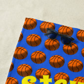 Basketbal strandlaken (In situ)