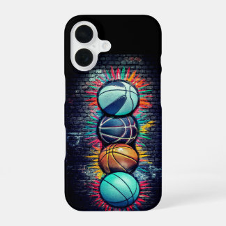 Basketbal Streetball Samsung Hoesje Telefoon Hoesj iPhone 16 Hoesje