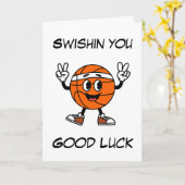 Basketbal Succes kaarten (Gele Bloem)