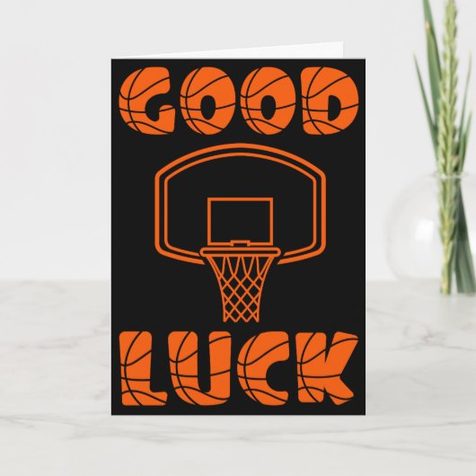 Basketbal Succes kaarten (Voorkant)