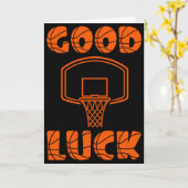 Basketbal Succes kaarten (Gele Bloem)