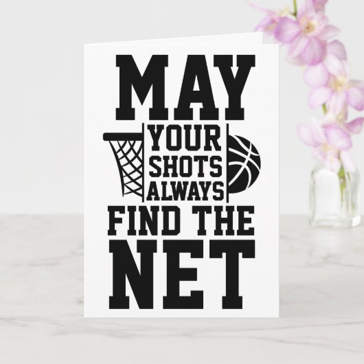 Basketbal Succes kaarten (Orchidee)