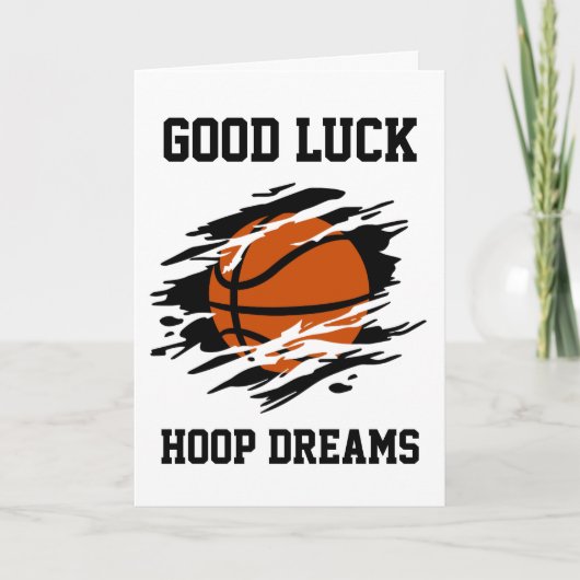 Basketbal Succes kaarten (Voorkant)