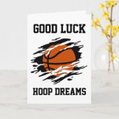 Basketbal Succes kaarten (Gele Bloem)