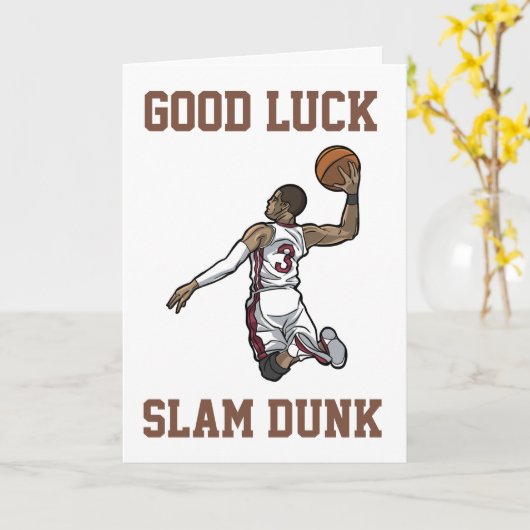 Basketbal Succes kaarten (Gele Bloem)