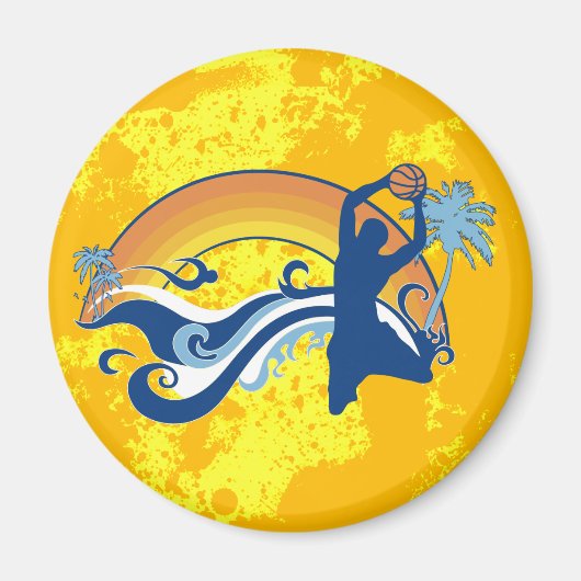 basketbal. summersetz. magneet (Voorkant)