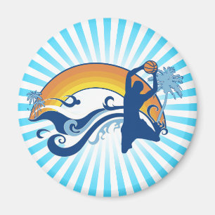 basketbal. summersetz. magneet