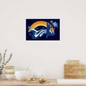 basketbal: summersetz poster (Keuken)