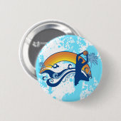 basketbal. summersetz. ronde button 5,7 cm (Voorkant /achterkant)