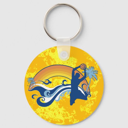 basketbal. summersetz. sleutelhanger (Voorkant)