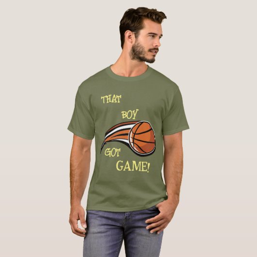 Basketbal T-shirt (Voorkant volledig)