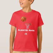 basketbal t-shirt (Voorkant)