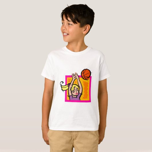 Basketbal T-shirt (Voorkant volledig)