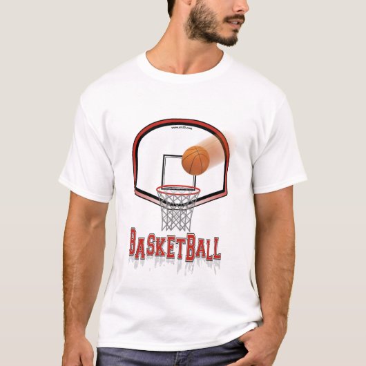 basketbal t-shirt (Voorkant)