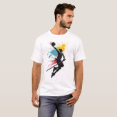 Basketbal T-shirt - Samurai Dunk (Voorkant volledig)
