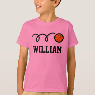 Basketbal t-shirt voor jongens Aangepaste kinder