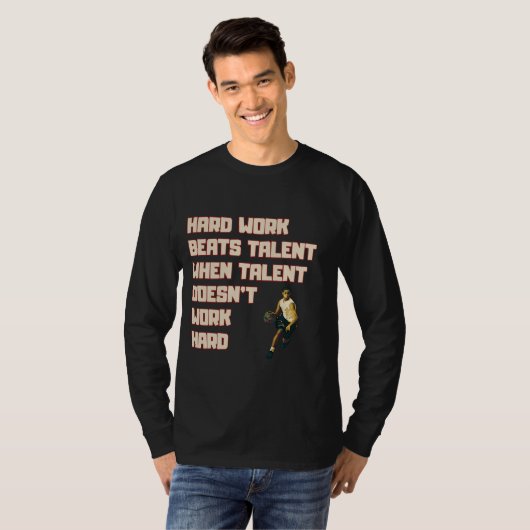 Basketbal Talent T-shirt (Voorkant volledig)