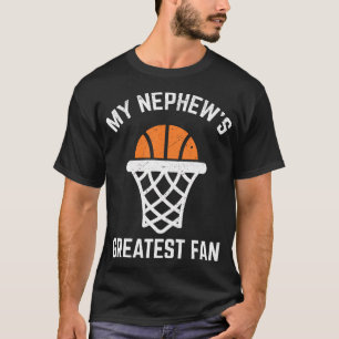Basketbal tante of oom de grootste fan van mijn ne t-shirt