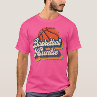 Basketbal Tante Retro Gift Basketbal Tante Fun T-shirt