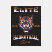 Basketbal Team 1 Fleece Deken (Voorkant)