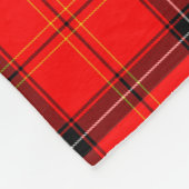 Basketbal Team Fotocollage Red Tartan Fleece Deken (Hoek)