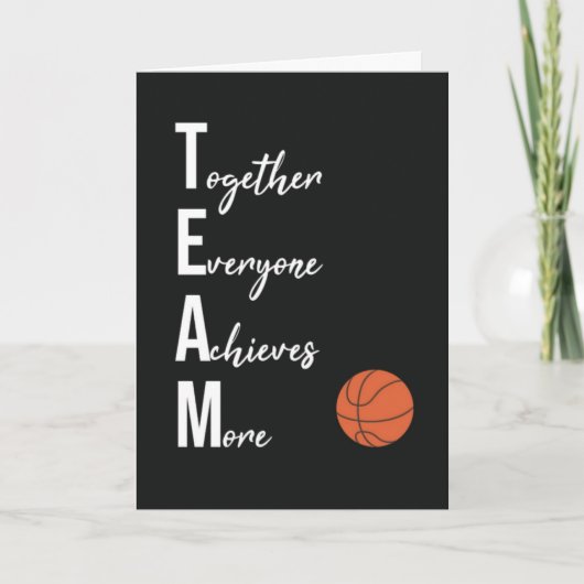 Basketbal Team Kaarten Speler Sport Atleet (Voorkant)