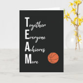 Basketbal Team Kaarten Speler Sport Atleet (Gele Bloem)