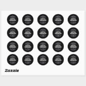 Basketbal Team Manager Logo Gift Ideeën Ronde Sticker (Vel)