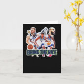 Basketbal Team Minnesota Squad Design 1 Kaart (Gele Bloem)