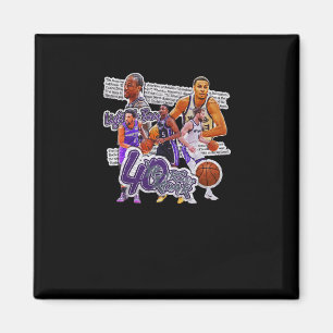 Basketbal Team Sacramento Squad Design 1 Magneet
