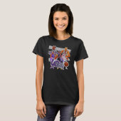 Basketbal Team Sacramento Squad Design 1 T-shirt (Voorkant volledig)