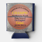 Basketbal Team Speler Koelbox Blikjeskoeler (Voorkant)