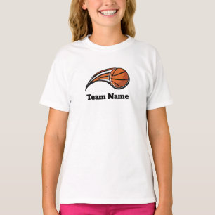 Basketbal Team T-Shirt voor Meisjes aanpassen