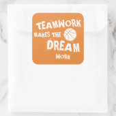 Basketbal Teamwork Sticker (Tas)