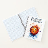 Basketbal terug naar school Notitieboek (Binnen)