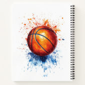 Basketbal terug naar school Notitieboek (Achterkant)
