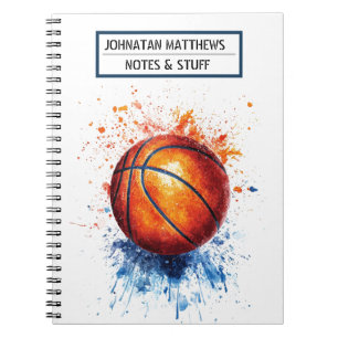 Basketbal terug naar school Spiraal Foto Notitiebo Notitieboek