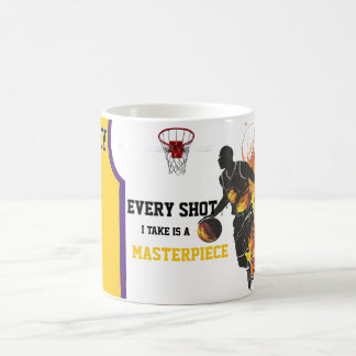 Basketbal thema koffiemok