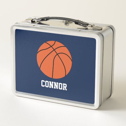 Basketbal thema Lunch Box (Achterkant)