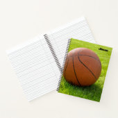 Basketbal Thema Notitieboek (Binnen)