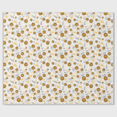 Basketbal thema patroon ontwerp cadeaupapier (Vlak)