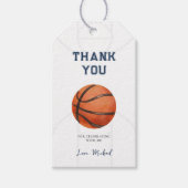 Basketbal Thema Verjaardagscadeau Label Cadeaulabel (Voorkant)
